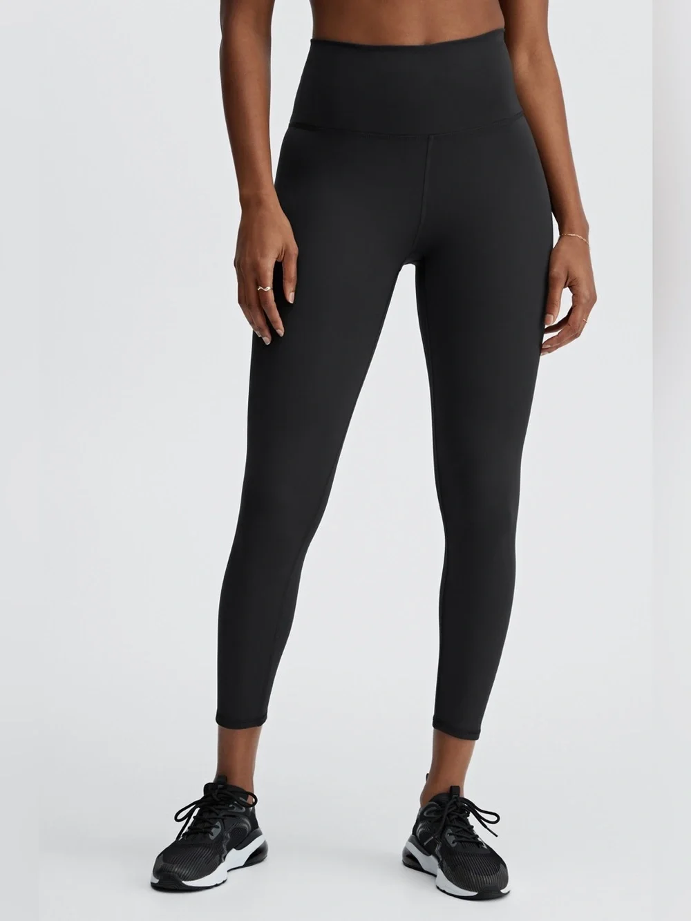 Fabletics Oasis PureLux Ultra High Waisted 7/8 Black Athletic Leggings Sz XL